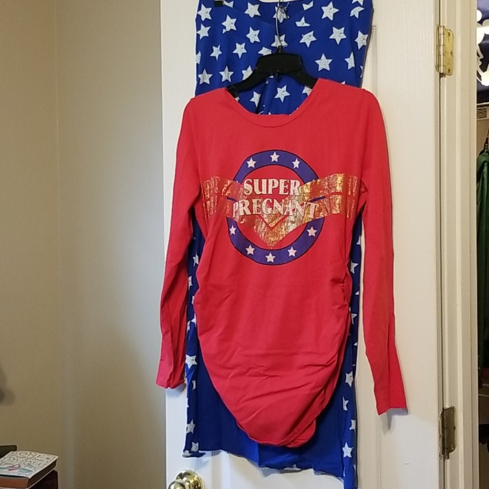 Super pregnant maternity medium Halloween costume